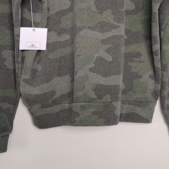 NWT O'Neill Cozy Green Camo Crew Neck Sweater Extra Large - Picture 5 of 11